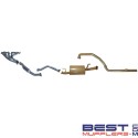 Pacemaker Headers PH12650 & King Brown Exhaust System built for the Toyota LandCruiser 100 Series FZJ105 4.5L (1998–2008)