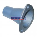 Exhaust Header / Extractor Outlet Tapered Reducing Cone 
Flanged 3.00" ID to 2.50 OD Mild Steel 
PN# COL3B76-63OD