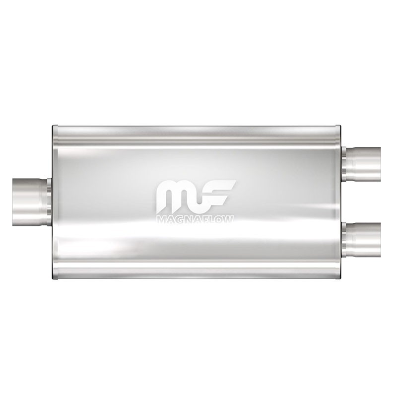 MagnaFlow Muffler 12595 – 3.5" Single / Twin 3" 11" x 5" Oval Stainless