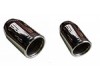 Exhaust Tips - Round Straight Cut Dual Layer