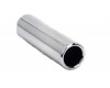 Exhaust Tips - Round Shape Straight Cut Rolled Finish