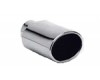 Exhaust Tips - Oval Straight Cut Rolled Finish