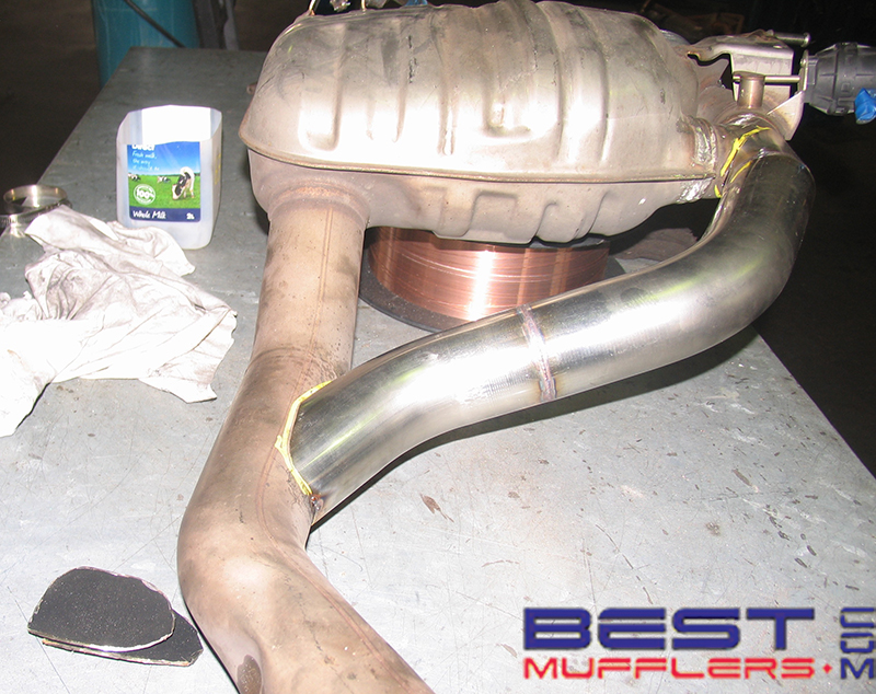 BMW 135i Exhaust System Modification