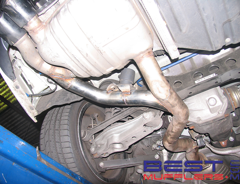 BMW 135i Exhaust System Modification