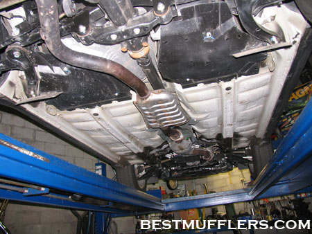 Subaru Forester MY09 Sports Exhaust Mufflers with dyno