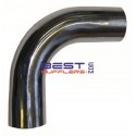 Mandrel Exhaust Bend 
89mm [3.50"] OD 
90 Degrees 
Stainless Steel #304
PN# SSB35090-304