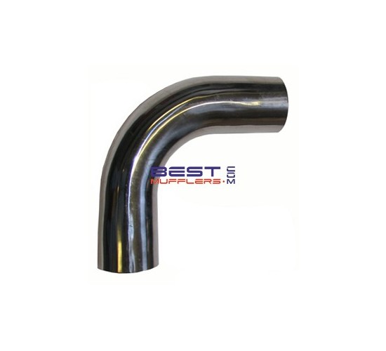 Mandrel Exhaust Bend 
89mm [3.50"] OD 
90 Degrees 
Stainless Steel #304
PN# SSB35090-304