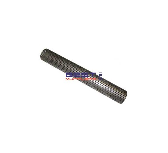 Mild Steel Straight Perforated Exhaust Pipe/Tube 038mm o.d [1mtr] [ASPERF-038] Sold Out