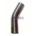 Mandrel Exhaust Bend 
45mm [1.75"] Outside Diameter 
30 Degrees Stainless Steel #304 
PN# SSB17530-304