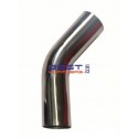 Mandrel Exhaust Bend 
051mm OD [2.00"] 
045 degrees 
Stainless Steel #304
PN# SSB20045-304