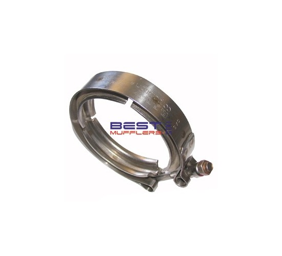 Exhaust System V Band Clamp 
Suits 102mm Turbo Flange Outside Diameter 
3.50" Typical Pipe Size 
PN# VT10413 / 89573K