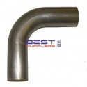 Mandrel Exhaust Bend 
38mm [1.50"] OD 
90 Degrees 
Mild Steel 
PN# SB15090