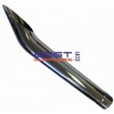 Truck Exhaust Stack 
Curved Design 5.00" Inlet 6.00" Outlet 
High Quality Chrome Plated 
PN# CS5060P