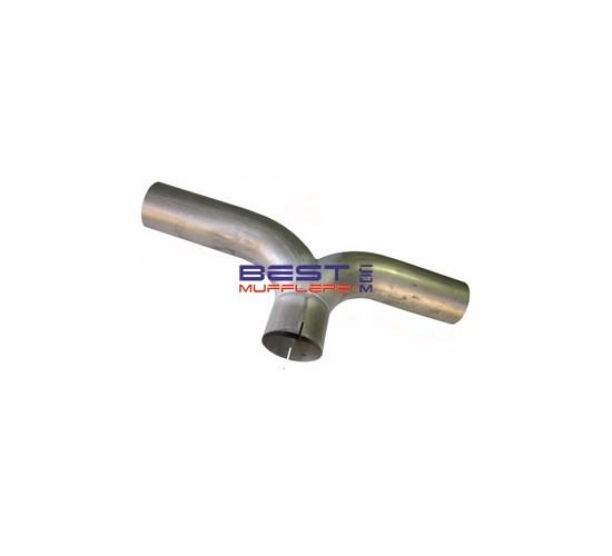 Exhaust System Y Junction Pipe 063mm [2.50"] Mild Steel [JY250]