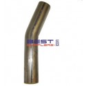 Mandrel Exhaust Bend 
63mm [2.50"] Outside Diameter 
15 Degrees Mild Steel Semi Bright 
PN# SB25015
