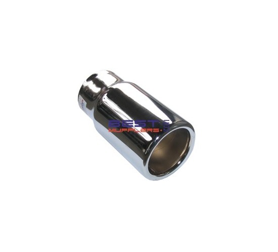 Chrome Exhaust Tip 
2.00 ID 2.50" OD 
Chrome Plated Mild Steel 
PN# RX351.5