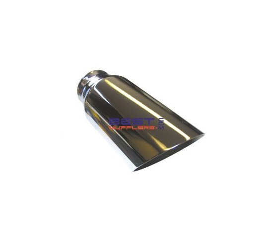 Chrome Exhaust Tip 
2.50" ID 2.75" OD 
Chrome Plated Mild Steel 
PN# AC408