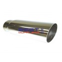 Chrome Exhaust Tip 51mm inlet, 63mm Outlet 450mm Long, Shop Online