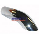 Chrome Exhaust Tip 76mm inlet, 76mm Outlet 280mm Long, Shop Online