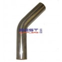 Mandrel Exhaust Bend 
42mm [1.58"] Outside Diameter 
45 Degrees Mild Steel Semi Bright 
PN#SB15845