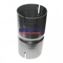 Exhaust Pipe Joining Sleeve 
Slips Over 2.50" [63mm] Pipe 
Mild Steel [Semi-Bright] 
PN# EXD250
