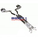 Holden Commodore VE VF Sedan Pacemaker Twin 2.50" Exhaust System With Headers [PH5381-VE250-KIT / PP5381-11]