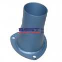 Exhaust Header / Extractor Outlet Tapered Reducing Cone 
Flanged 3.50" ID to 2.50 OD Mild Steel 
PN# COL3B89-63OD
