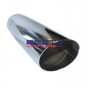 Stainless Steel Exhaust Tip 
57mm inlet 63mm Outlet 300mm Long
Angle Cut Design 
57mm Inlet 63mm Outlet 
PN# AC312-SS