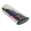 Chrome Exhaust Tip 
Angle Cut Design 
51mm Inlet 
Polished Stainless Steel 
PN# AC276-SS