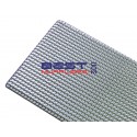 Aluminium Layered Heat Shielding Material 700mm x 580mm Rated to 900c [HR143]
