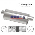 Lukey Universal Muffler
Great Quality
Original Chambered Design
63mm Inlet / Outlet
400mm Long
PN# L2441