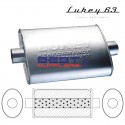 Lukey Universal Muffler
Great Quality
Original Perforated Design
51mm Inlet / Outlet
350mm Long
PN# L1565