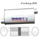 Lukey Original Chambered Design 
Exhaust System Sports Muffler 
51mm Inlet / Outlet 
400mm Long 
PN# L1681