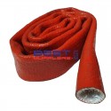 High Temperature Silicone Coated Fibreglass Sleeve 
25mm ID 1 Metre Long 
PN# SCH025-1