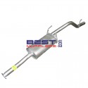 Berklee Exhaust Systems
Toyota Hilux RZN169 
2.7 3RZ-FE 8/1997 to 4/2005 
Sports Muffler Tailpipe Assembly 
Australian Made