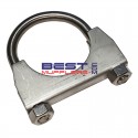 Exhaust System Clamp
U Bolt Design
51mm to 54mm 
304 Stainless Steel
Australian Made
PN# C9-304
