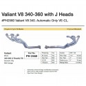 Chrysler Valiant 
VE VF VG VJ VK CL CM 340- 60 V8 J Port 
Pacemaker Headers / Extractors 
PN# PH2560