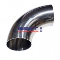Mandrel Exhaust Bend
127mm [5.00"] OD
90 Degree 
Stainless Steel #316
PN# SSB50090SL-316