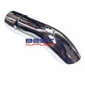 Chrome Exhaust Tip 
Chrome Plated Mild Steel 
Droopy Style 
2.50" id Inlet 
PN# DC482