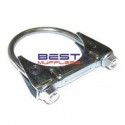 Muffler & Exhaust Pipe Clamp
25mm to 29mm id
[1.00" to 1 1/8"]
Mild Steel [Zinc Coated]
PN# C1-CLAMP