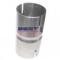 Exhaust Pipe Joining Sleeve 
Slips Over 1.58" [42mm] Pipe 
Stainless Steel #304 
PN# EXD158-304