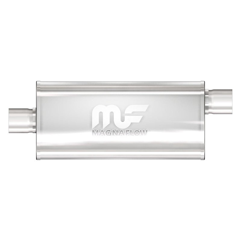 MagnaFlow Muffler 12256 
063mm ID 8.00" x 5.00" Oval X 18" Long 
Straight-Through Design