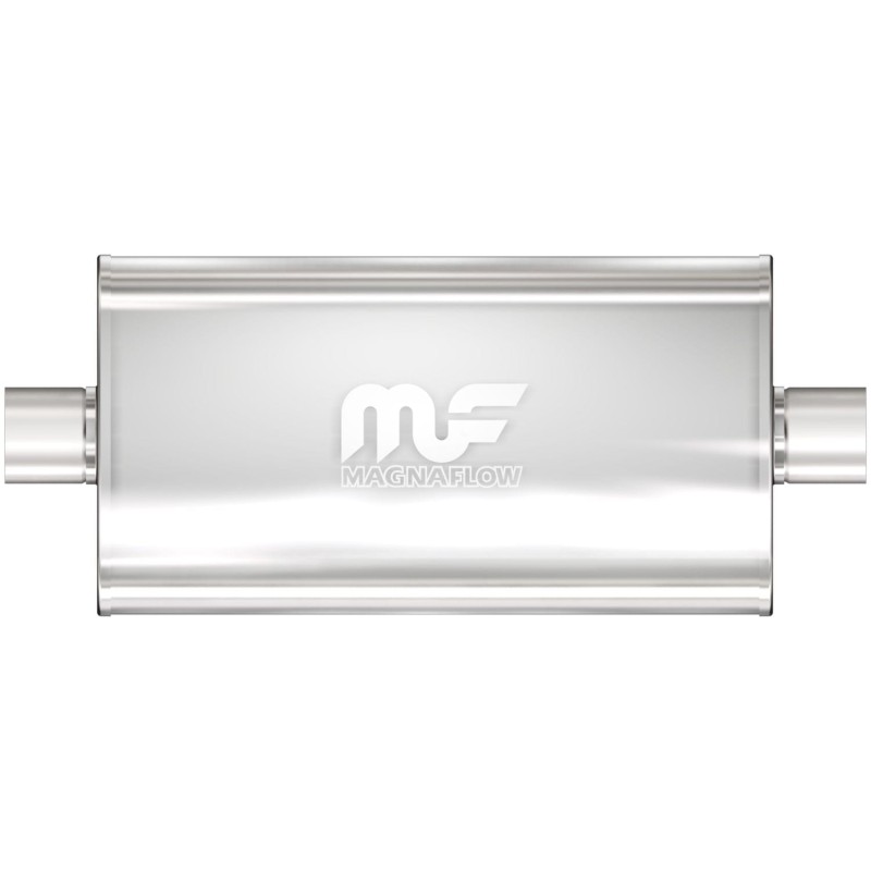 MagnaFlow Muffler 14246 
063mm ID 8.00" x 5.00" Oval x 18" Long 
Straight-Through Design