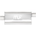 MagnaFlow Muffler 14255 
057mm ID 8.00" x 5.00" Oval x 18" Long 
Straight-Through Design
