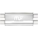 MagnaFlow Muffler 12469 
076mm ID 8.00" x 5.00" Oval x 18" Long 
Straight-Through Design