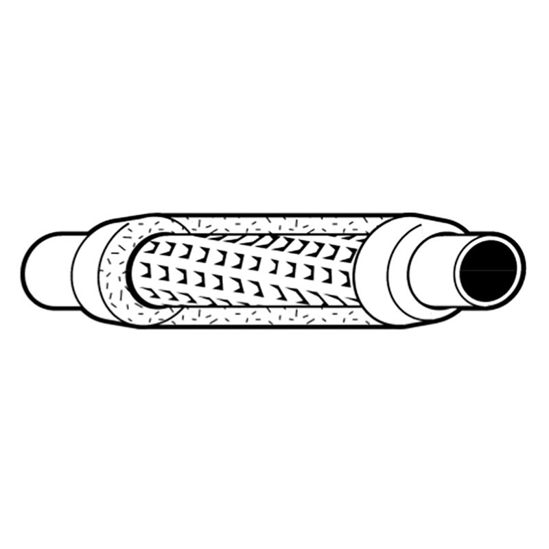 Hotdog Muffler / Resonator 
9.00" Long 2.00 Inlet / Outlet 
Spiral Louvered Design 
PN#HDL09200