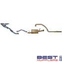 Toyota Landcruiser 100 Series 
4.5 Petrol 1998 to 2008 
Pacemaker Header & King Brown Exhaust System
PN# PH12650-TL100-HMT