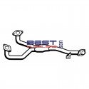 Subaru Brumby Ute 
1.8 4WD 10/1982 to 3/1988 
Exhaust System Engine Pipe Assembly 
Non Catalytic Converter Models 
PN# E4099