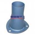 Exhaust Header / Extractor Outlet Tapered Reducing Cone 
Flanged 3.00" ID to 2.50 OD Mild Steel 
PN# COL3B76-63OD